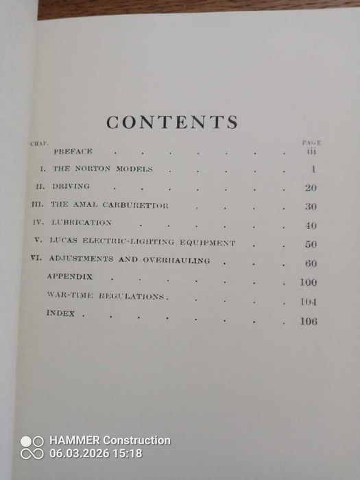 Norton book książka napraw i serwisu motocykla Norton
