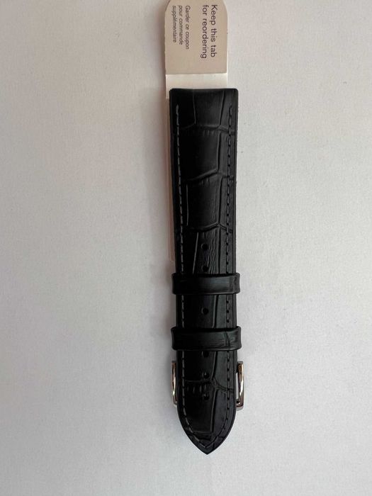 Pasek Hirsch Paul 22 mm czarny rozm. L na zegarek męski