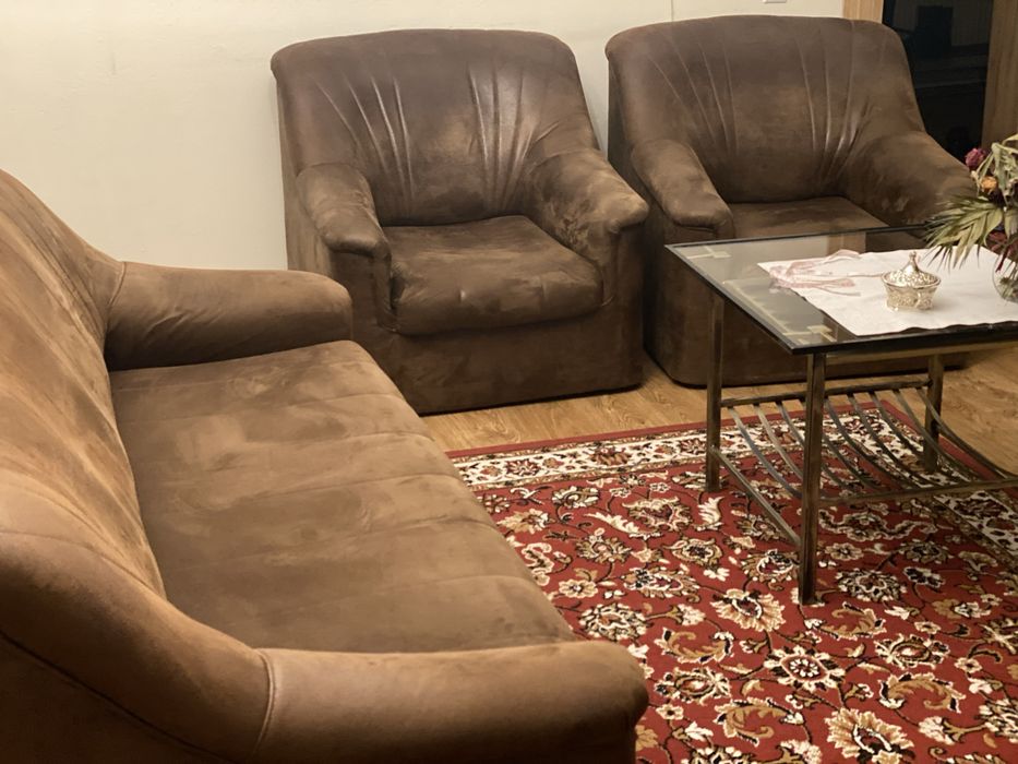 Kanapa rozk. Plus 2 fotele  okazja