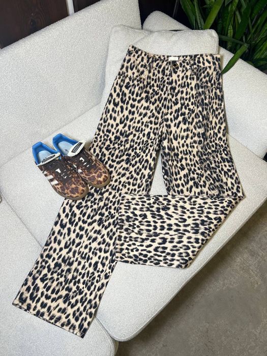 Леопардові джинси Khaite , розмір М, розпродаж люксових речей!