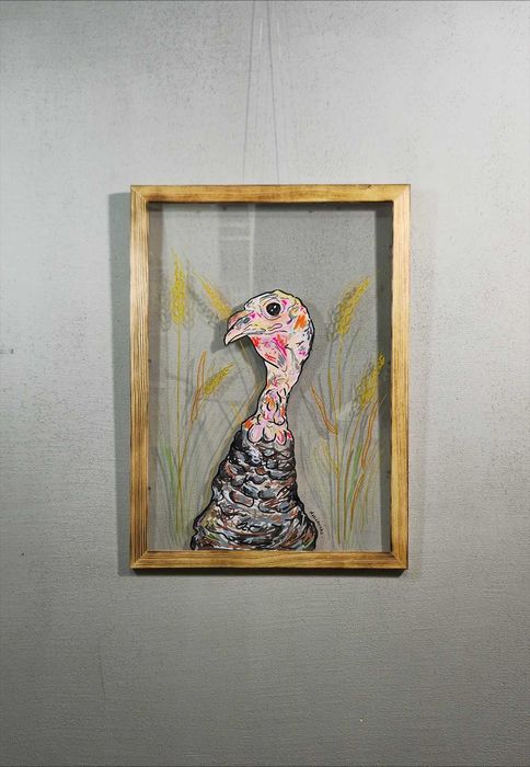 Obraz - INDYK - A3 / handmade