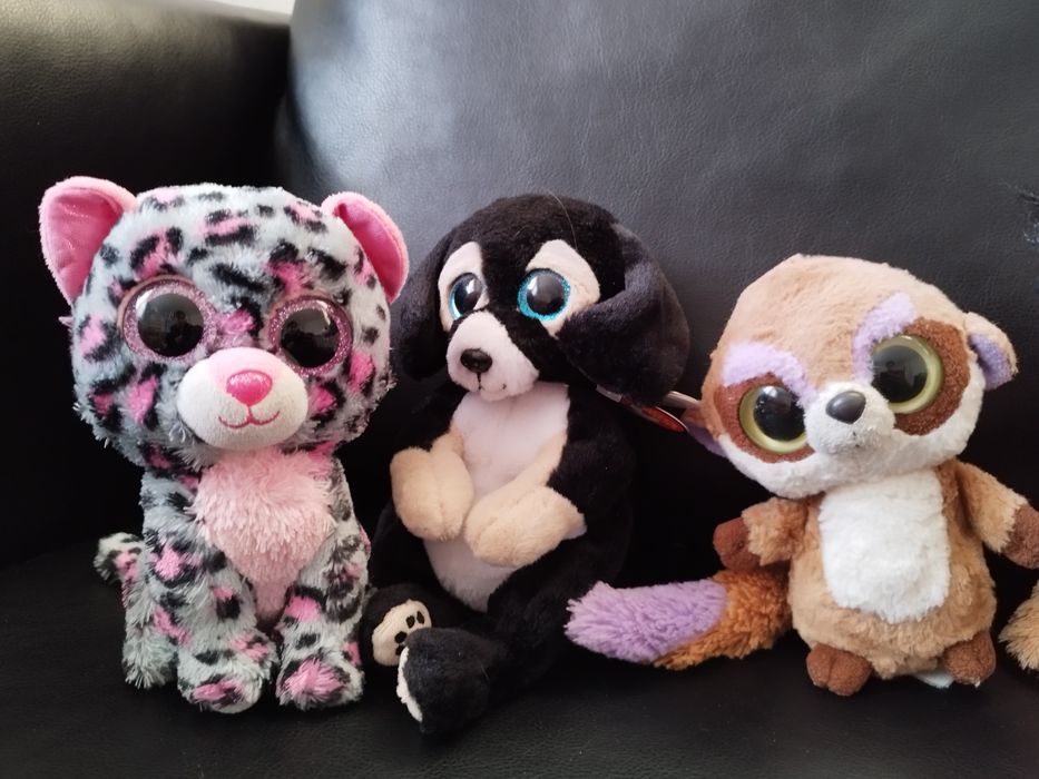 м'які іграшки різні звірята