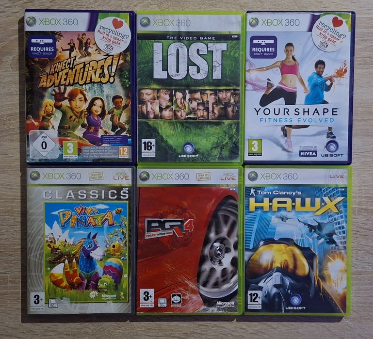 Komplet gier na xboxa 360 12szt Okazja