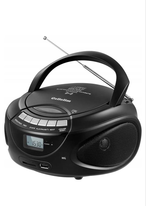 Odtwarzacz CD / Boombox Gelielim BT-9228UC – Nowy (Bluetooth, USB, SD, AM/FM)