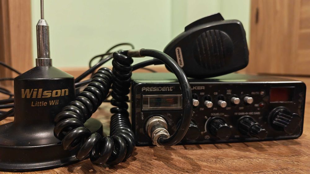 CB Radio President Walker + Antena Wilson Little Wil | UNIKAT: Folia!