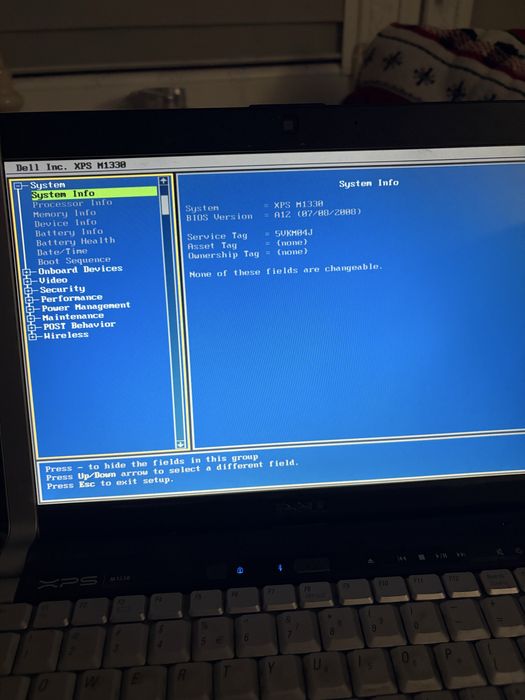 Laptop Toshiba M45 i Dell XPS M1330