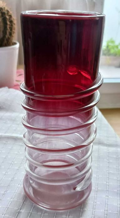 Wazon z oplotem, Jerzy Słuczan- Orkusz, huta szkła Tarnowiec