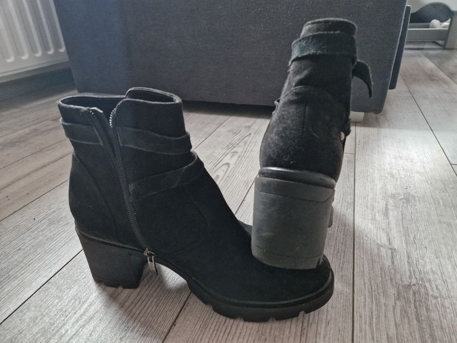 Botki czarne stan bbd rozm 40