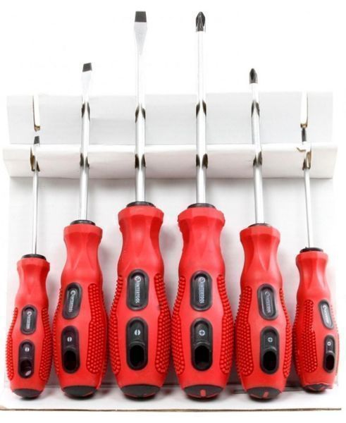 Набор отверток Intertool VT-2005, 6 ед. Набір викруток. Отвертки