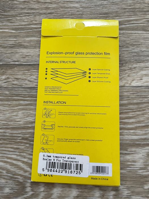 Nowe szkło hartowane na telefon Realme 9 Pro