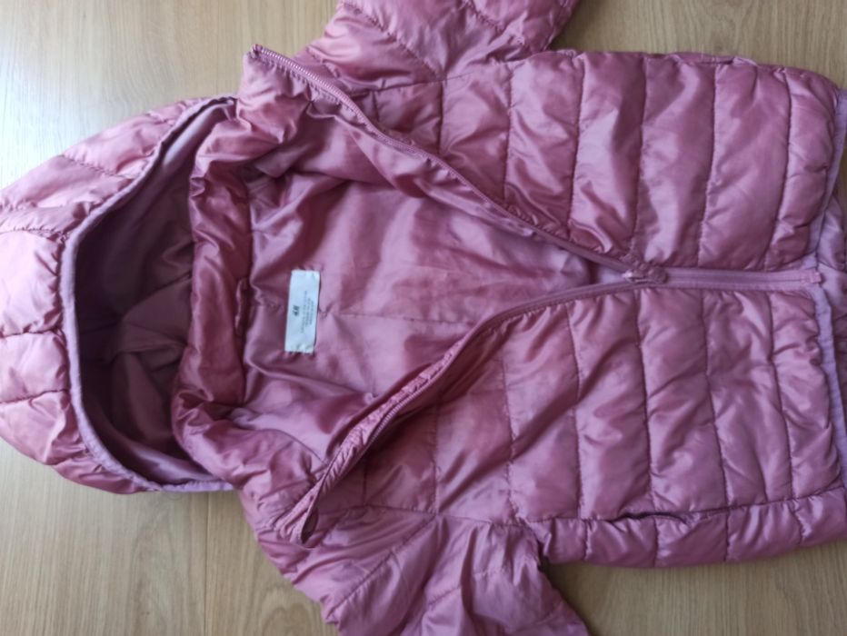 Kurtka dla dziewczynki na jesień, z kapturem, rozmiar 110/116 H&M