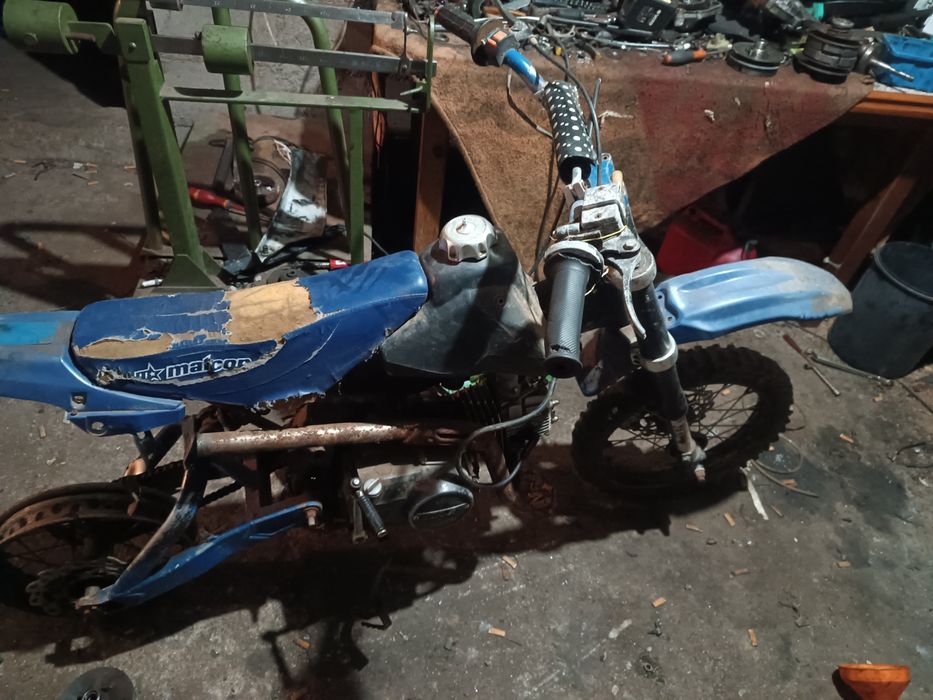 Pitbike malcor 125cc para pecas inteira