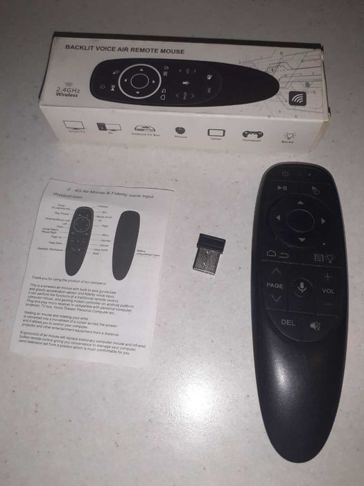 Аеро пульт G10S Pro с голосовым управлением, подсветкой и гироскопом (для Smart TV / Android Box)