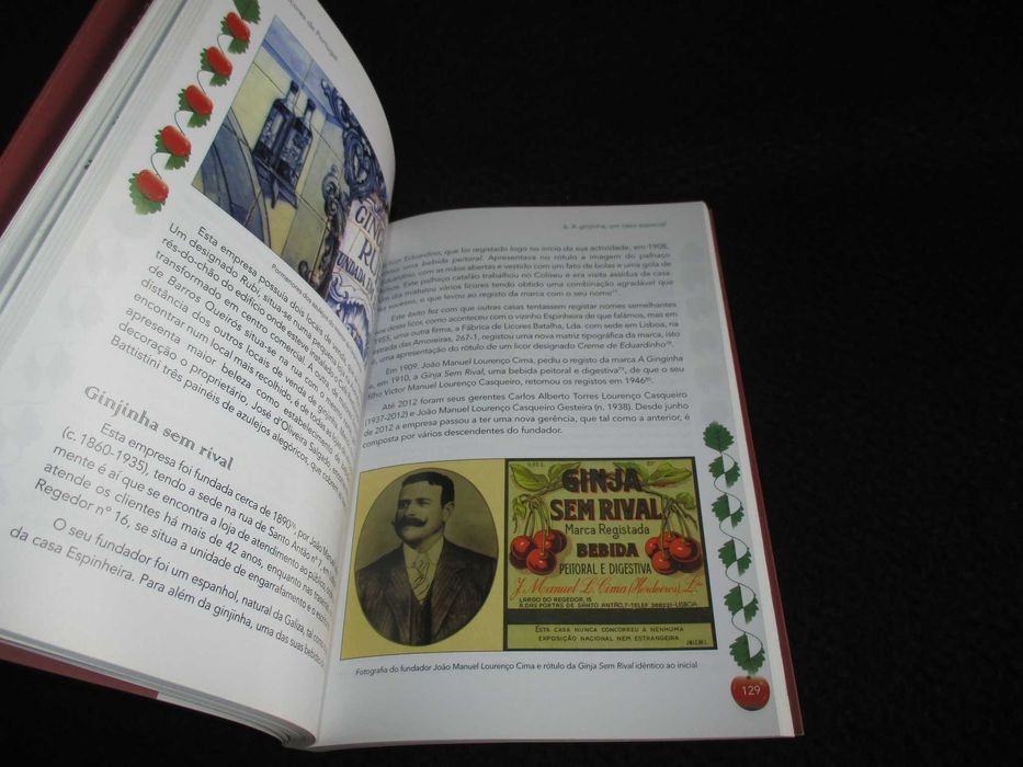 Livro Licores de Portugal 1880 a 1980 Ana Marques Pereira
