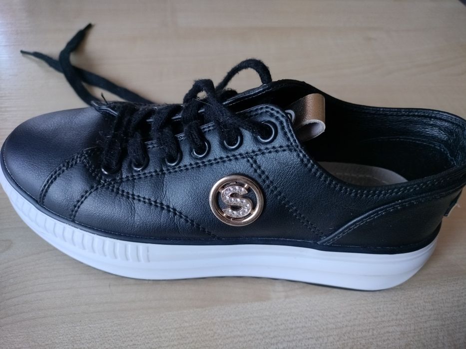 Sneakersy skórzane 36