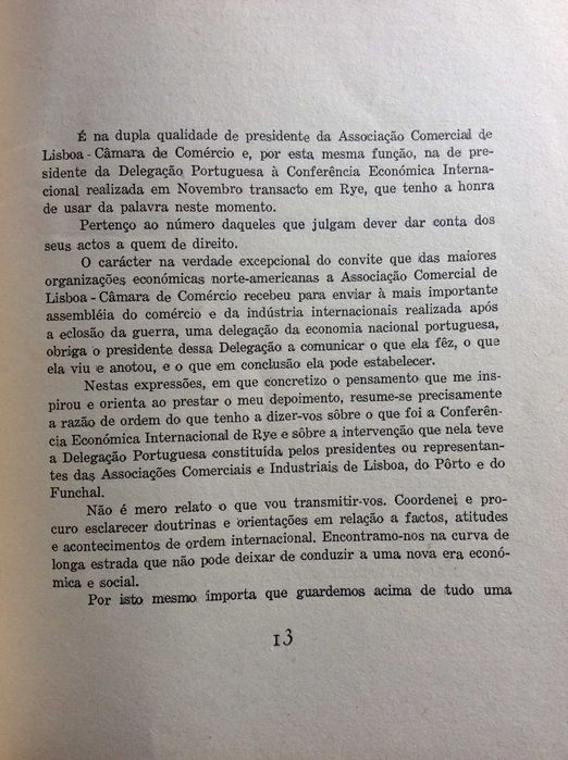 Conferência económica internac. de Rye : acção da delegação portuguesa