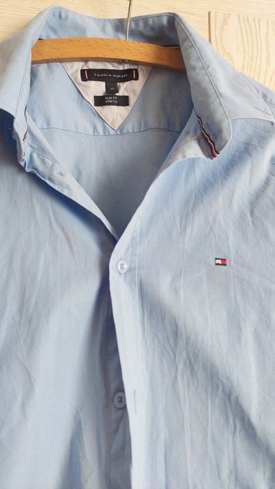Koszula slim fit niebieska Tommy hilfiger