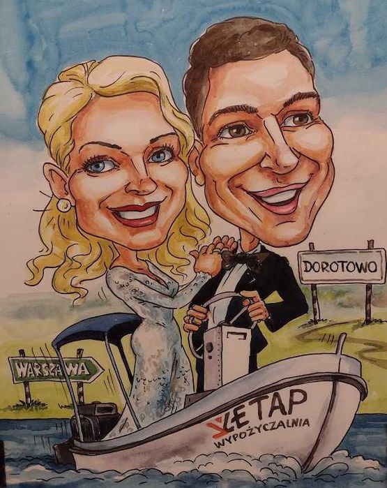 KARYKATURA ze zdjęcia