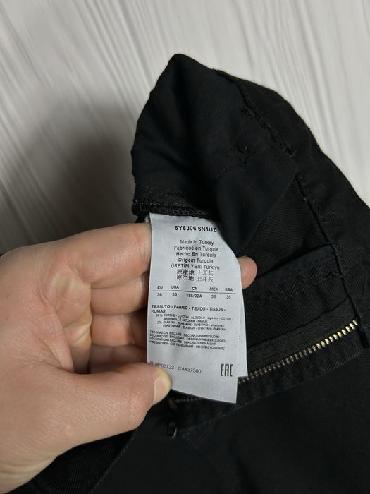 Armani Jeans Black Metal Logo джинси з гарним дизайном штани Оригінал!