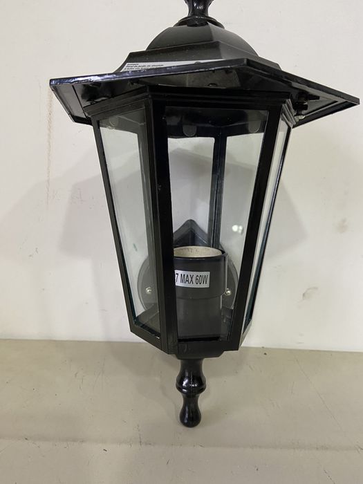 Candeeiro Exterior Preto