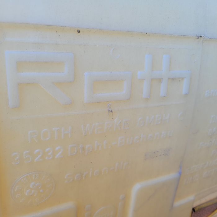 Zbiornik na olej opałowy Roth 1500L.