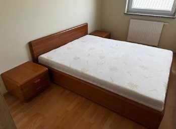 łóżko małżeńskie 160x200 + materac sprężynowy - możliwy transport