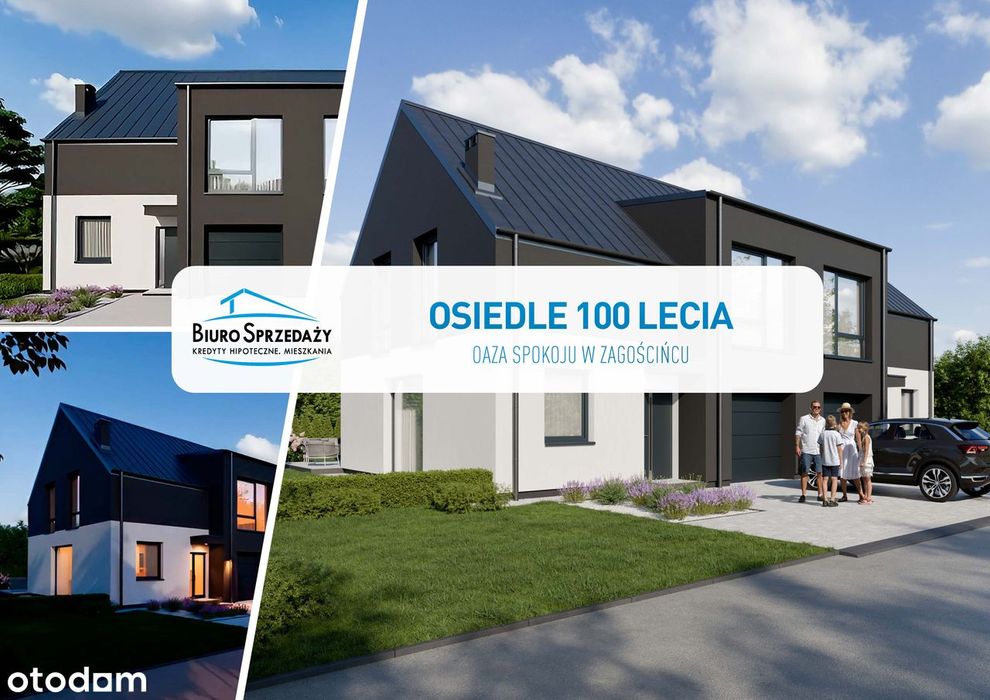 Połówka Bliźniaka Z Garażem+Działka+Podjazd