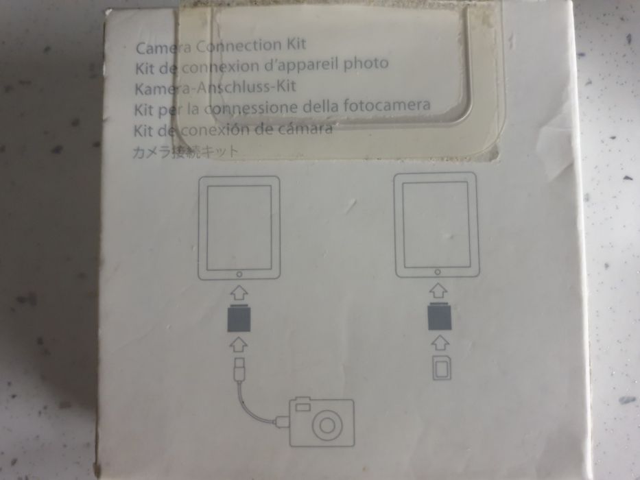 Apple zestaw do podłączenia aparatu fotograficznego i pada filmy