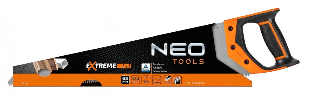 Piła Płatnica 450 Mm, 7 Tpi (3D) Piłka Ręczna Do Drewna 41-136 Neo #