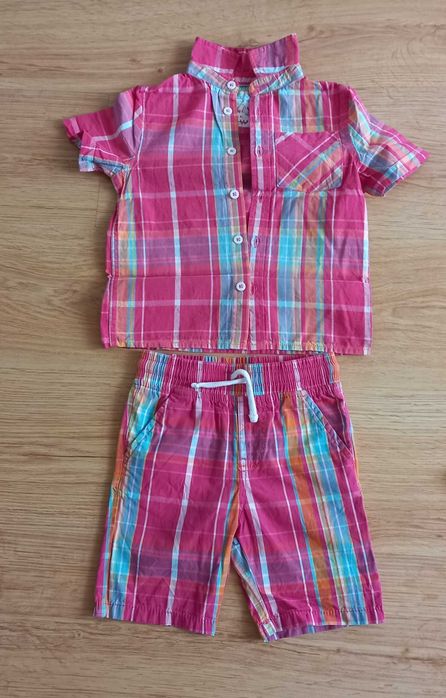 Koszulki dziecięce spodenki zestaw 9 sztuk r. 98