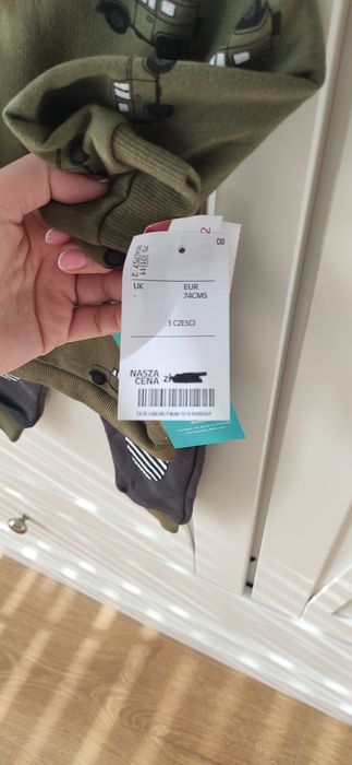 PL:BABY zestaw komplet 74 80 nowy