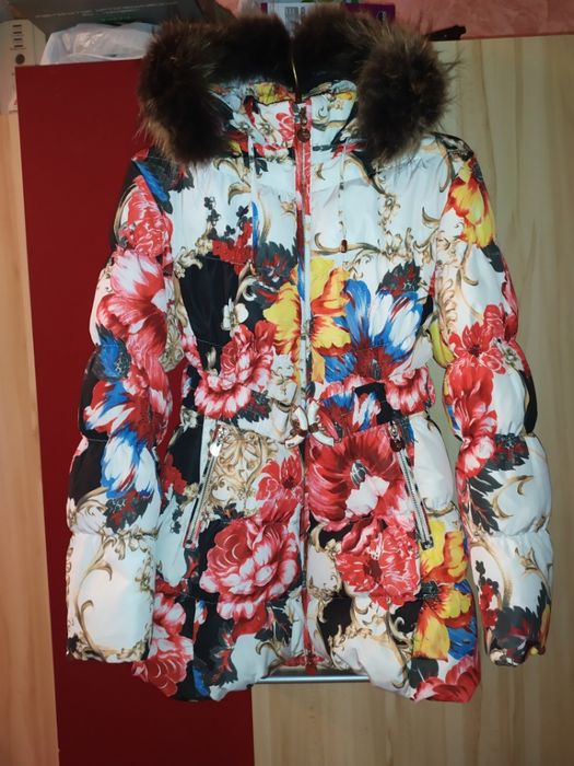 Натуральный пуховик рост 146