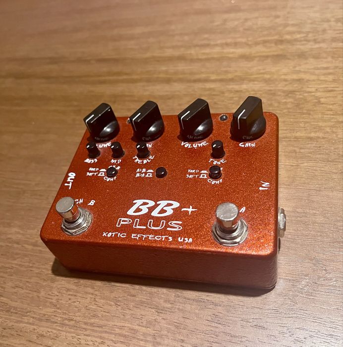BB preamp plus Xotic effects distortion