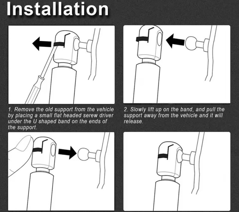 Amortecedor Mala 478mm