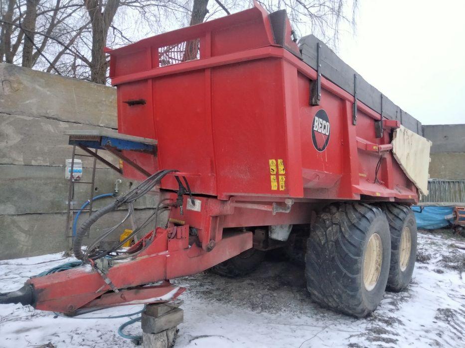 Przyczepa Rolnicza Beco Gigant 180 Tandem Szerokie Nowe Koła !!! 18ton