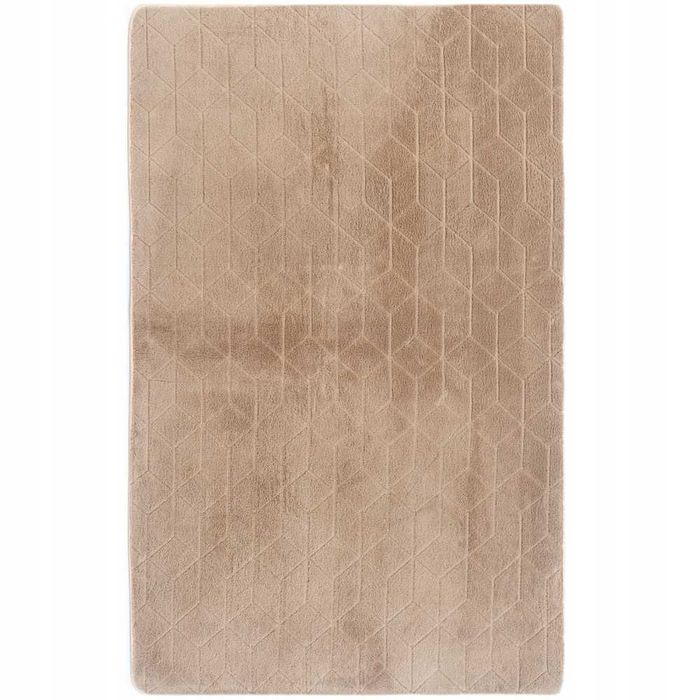 NOWY Dywan Villago Rabbit 3D Pluszowy 200x300 Beżowy