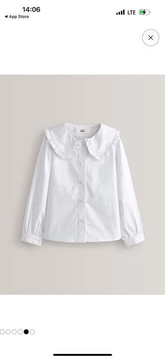 Блузка/сорочка/кофта next 134/9 р !нова!