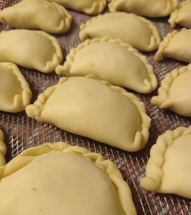 Pierogi wigilijne z kapustą i grzybami