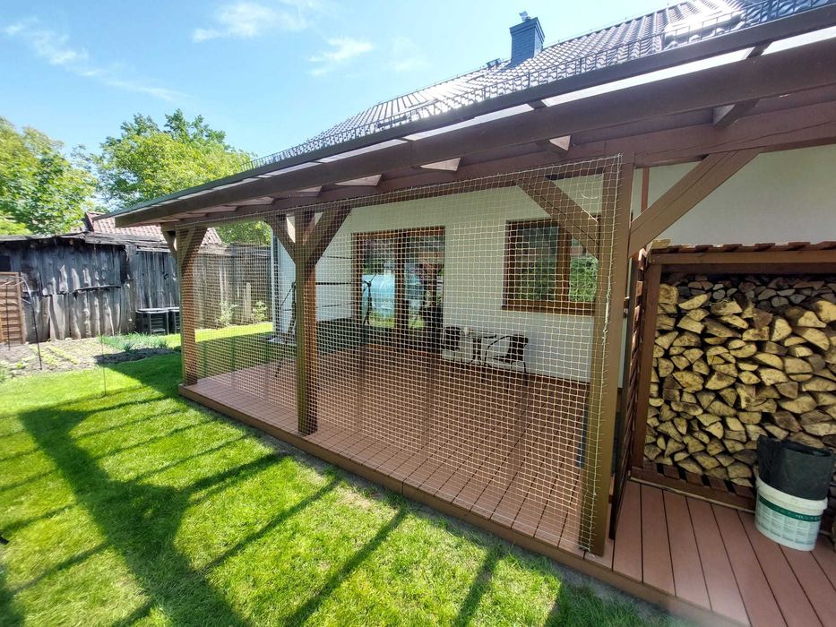 SIATKA DLA KOTA zabezpieczająca balkon !! Działamy na całym Podlasiu!!
