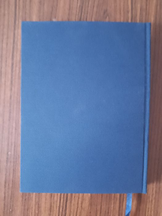Prosty notes szaro-granatowy