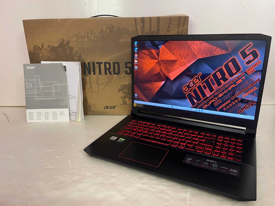БОЛЬШОЙ Игровой ACER NITRO AN517 /GTX 1650 /GDDR6/Core 10300/ КОМПЛЕКТ
