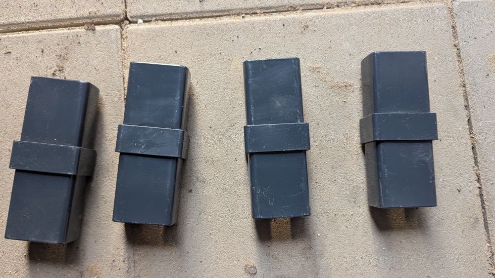 Łączniki słupka ogrodzeniowego 40x60 przedłużka