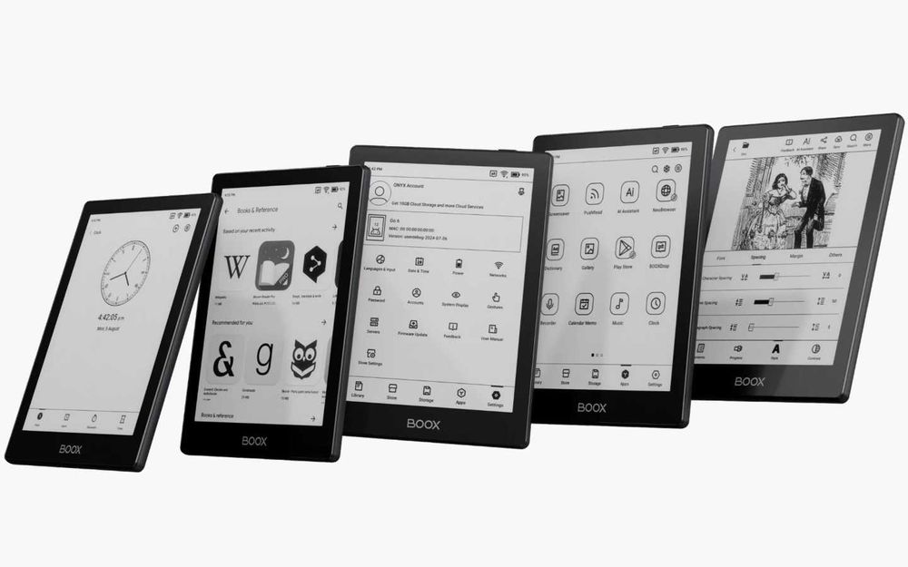 Onyx Boox Go 6 black. Вся лінійка електронні книги Boox та аксесуари
