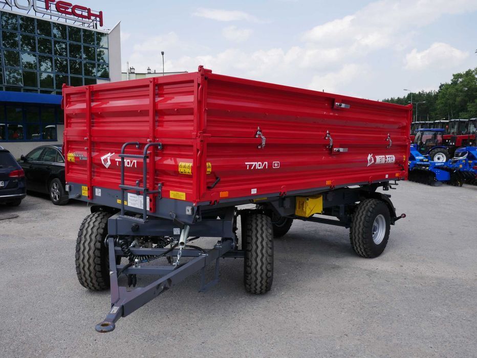 Przyczepa Rolnicza Dwuosiowa Metal-Fach T940 Paletowa 6000kg 11,8m3