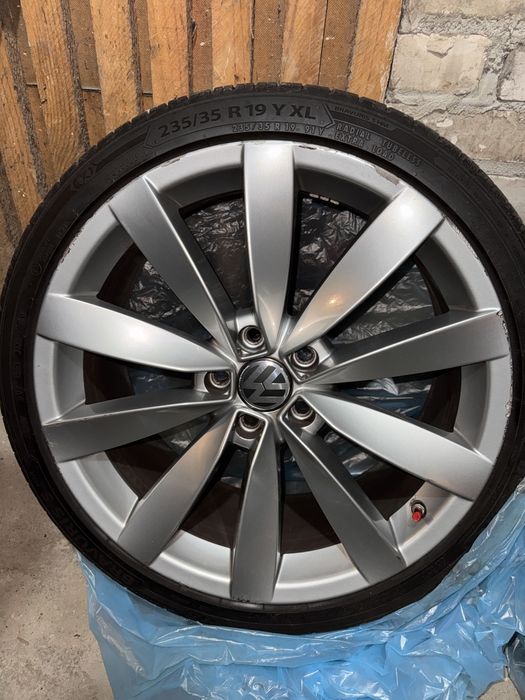 Felgi VW Lugano R19 5x112 + 3 opony