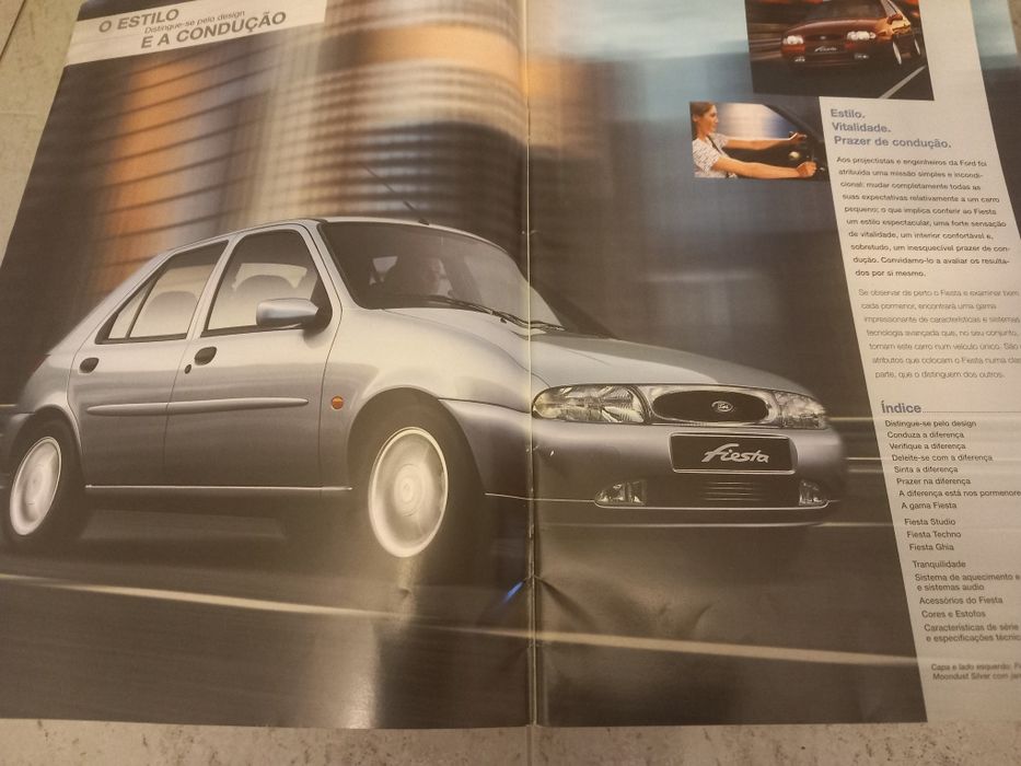 Manual e brochura Ford Fiesta 1995 / 2002