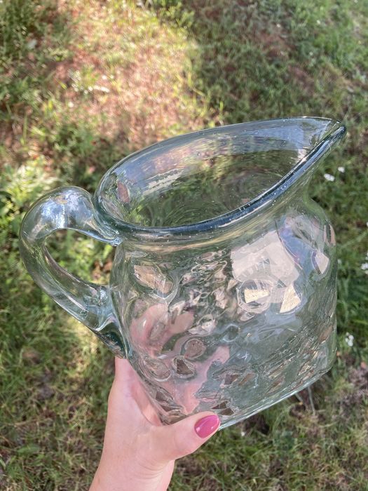 Dzbanek szkło ozdobne autor Marek Jargiło