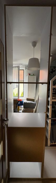 Szafa drewniana z lustrem 188x255x60cm gotowa do odbioru