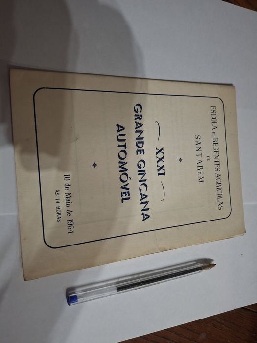 Automobilismo 1964 gincana regentes agrícolas Santarém