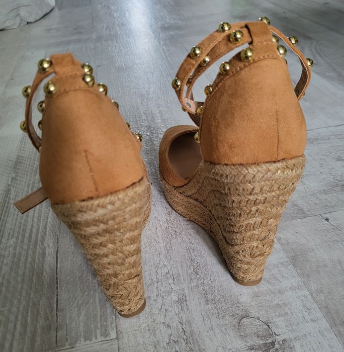 Espadryle na koturnie rozm 36 DeeZee